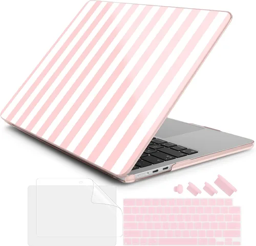 Vista 34 de Batianda Estuche Premium para Nuevo MacBook Air de 15 Pulgadas 2025 M4 2024 2023 con Chip M3 M2 Modelo A3241/A3114/A2941, Estuche Protector de Olas