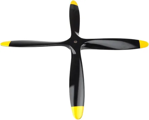Vista 4 de Hélice RC de 4 cuchillas 18 × 10 de madera de haya para avión de motor de gasolina