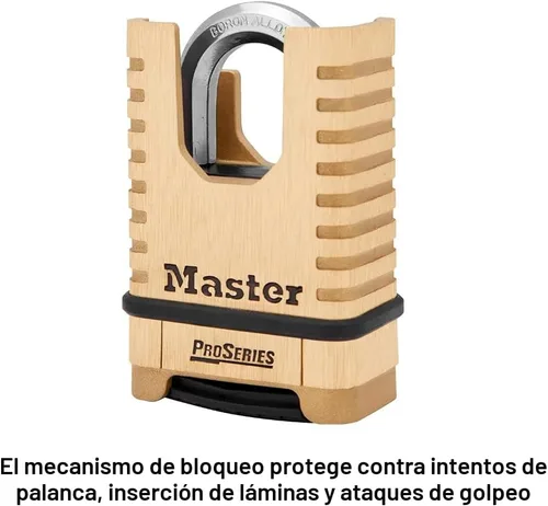 Vista 7 de Master Lock 1177D ProSeries candado de combinación reseteable, 1177D