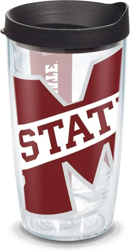 Vista 144 de Vaso térmico con tapa, marca Tervis, Idaho Univ, Transparente