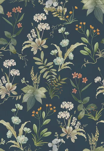 Vista 17 de Simon&Siff - Papel tapiz vintage despegar y pegar beige floral papel adhesivo flores silvestres botánico removible amigable para inquilinos 17,3