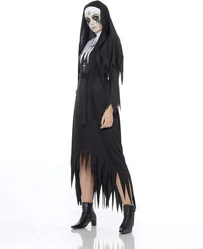 Vista 3 de Demon Nun Women's Costume