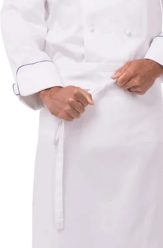 Vista 3 de Chef Works - Delantal de chef cónico, Delantal cónico, talla única , Blanco
