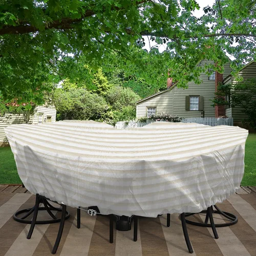 Vista 87 de Fundas para muebles de patio, impermeables, resistentes a los rayos UV, resistentes a los rayos UV, para exteriores, mesa redonda y rectangular