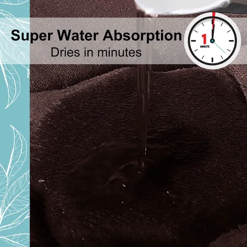 Vista 5 de Olanly - Alfombra de baño de espuma viscoelástica, ultra suave, antideslizante y absorbente, lavable a máquina, cómoda, gruesa alfombra de baño