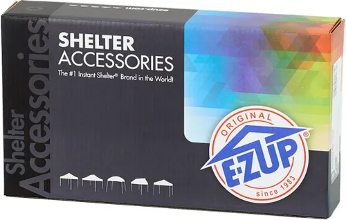 Vista 7 de E-Z UP Kit de pared lateral para cabina de alimentos, juego de 4, se adapta a toldo de pierna recta de 10 x 10 pies y EZFP10GY, se adapta a toldos