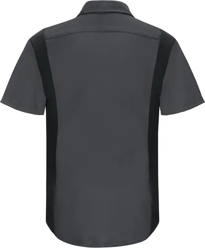 Vista 4 de Red Kap Men's Short Sleeve Performance Plus Shop Shirt with Oilblok Technology