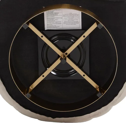 Vista 9 de Hyfirm Silla de Acento Moderna, Sillón Giratorio Tipo Barril para Sala de Estar, Sillas Cómodas de Terciopelo con Botones Capitoné, Sofá Individual