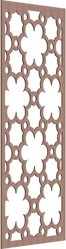 Vista 170 de 9 3/8"W x 24 3/8"H x 1/4"T Southgate Decorativos Paneles De Pared De Madera Calado, Abedul