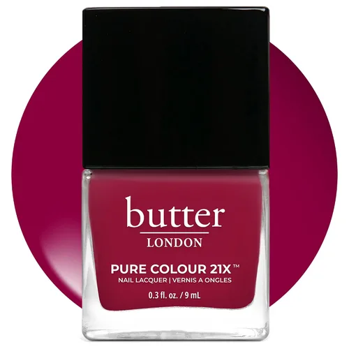 Vista 38 de butter LONDON PC21X Esmalte de uñas – Secado rápido, color de larga duración con acabado similar al gel y laca de uñas resistente a las virutas que