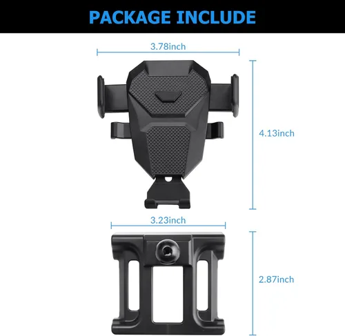 Vista 7 de Soporte de teléfono de coche para Mazda CX-5 accesorios 2023-2022, 2023, compatible con teléfonos inteligentes de 4.5-7.5 pulgadas, color negro
