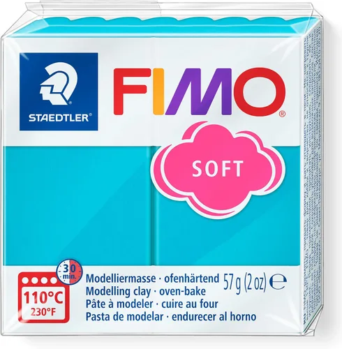 Vista 22 de Staedtler FIMO Effects Arcilla Polimérica - Arcilla para Hornear en Horno para Joyería, Escultura, Azul Translúcido 8020-374