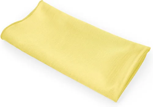 Vista 9 de Ultimate Textile -1 docena - Reversible Shantung Satin - Majestic - Servilletas de tela Majestic de 17 x 17 pulgadas de seda de maíz amarillo claro