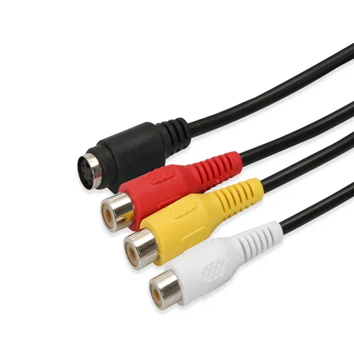 Vista 5 de Electop VGA a TV S-Video 3 RCA PC PC Cable adaptador AV