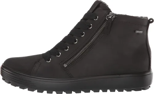 Vista 8 de ECCO Tenis altos suaves 7 TRED Gore-TEX para mujer, Marrón Chocolate, 2.5 UK Child