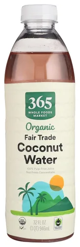 Vista 10 de 365 by Whole Foods Market, Agua de coco, 100% sin pulpa, 17.6 onzas líquidas