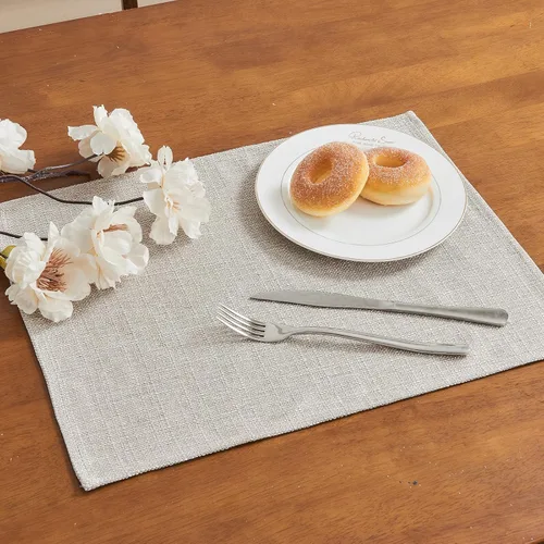 Vista 55 de Mantel rectangular de 55 x 71 pulgadas, lino sintético, sin arrugas e impermeable, mantel rectangular verde aguacate para cocina, comedor, fiesta