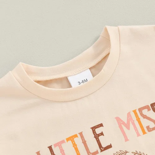 Vista 4 de CREAIRY Mameluco de manga larga para bebé niña Little Miss Onederful Bubble Enterizo de 1er cumpleaños, ropa de otoño