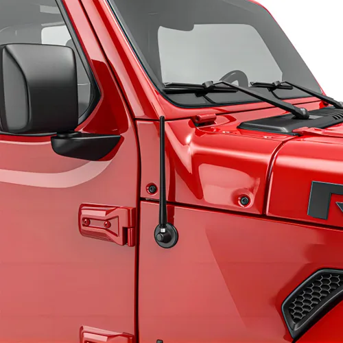 Vista 6 de Rydonair Antena a prueba de lavado de coche compatible con Jeep Wrangler 2007-2021 y Gladiator