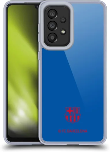 Vista 11 de Head Case Designs Funda de gel suave con licencia oficial del FC Barcelona Barca Crest Patterns compatible con Galaxy A33 5G (2022)