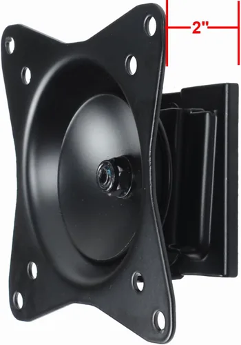 Vista 7 de VideoSecu Soporte de pared para monitor de TV inclinable con adaptador de montaje extraíble para la mayoría de LED de 17 a 39 pulgadas, TV