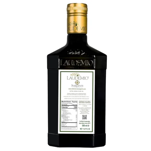 Vista 8 de Laudemio Sorgenti, Aceite de Oliva Extra Virgen Rico en Polifenoles de la Toscana +650 mg/kg, Cosecha Temprana Fresca 2024-2025, Premio de Oro