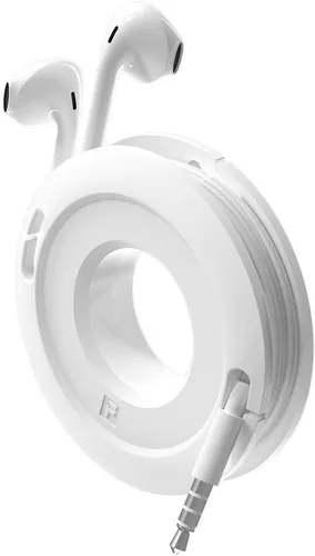 Vista 10 de Enrollador lateral Mini y Max de auriculares, auriculares y cable de carga enrollador y organizador perfecto para envolver auriculares y cables