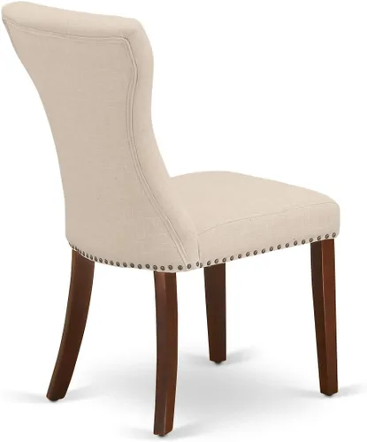 Vista 9 de East West Furniture NFGA5-MAH-32 Juego de comedor