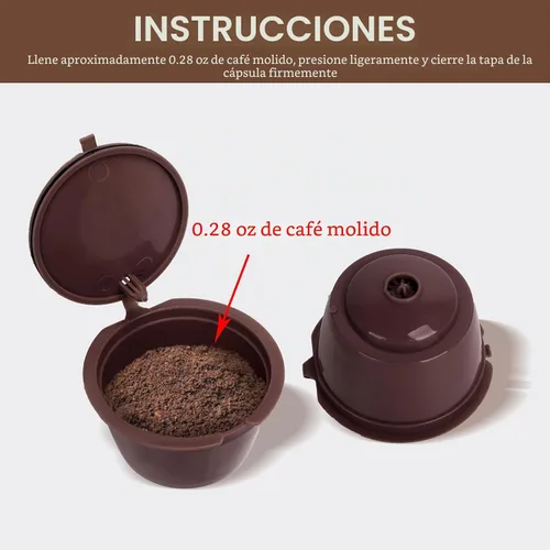 Vista 3 de KEEPOW Cápsulas de café reutilizables compatibles con la máquina Nescafe