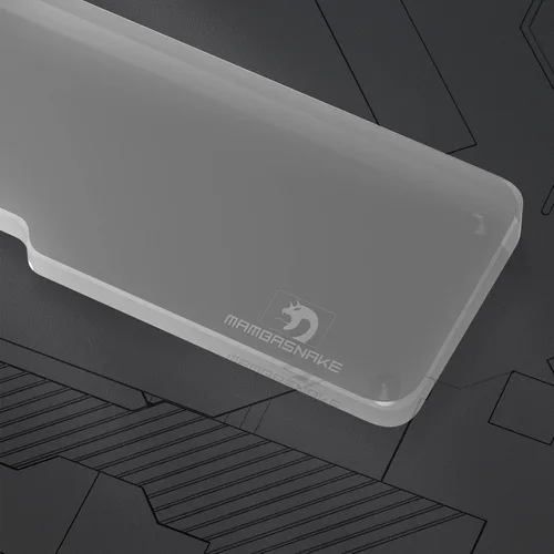 Vista 4 de Reposamuñecas acrílico para teclado – Teclado compacto 60% – Teclados mecánicos Reposamanos ergonómico para teclado de computadora, base