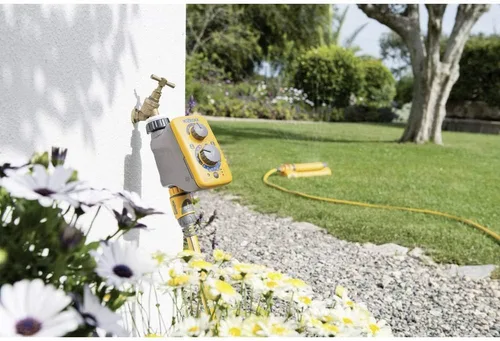 Vista 2 de HOZELOCK - Controlador del sensor del temporizador de riego Plus: riego automático y fácil con su sensor de luz, riego ajustable al amanecer y/o al