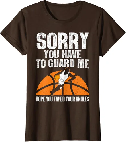 Vista 17 de Camiseta divertida de baloncesto para hombres y mujeres, Negro