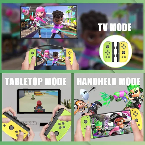 Vista 5 de Gamrombo Joypad LR Wireless Controllers Compatible with Nintendo SwitchLiteOLEDRing Fit Adventure,Replacement for Nintendo Switch Controller with