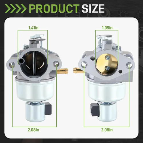 Vista 4 de Carburador 20-853-33-S para John Deere STX30 STX38 STX46 G15 GT225 7G18 Scotts S1642 para Husqvarna para Kohler SV530 SV540 SV590 SV600 Command PRO