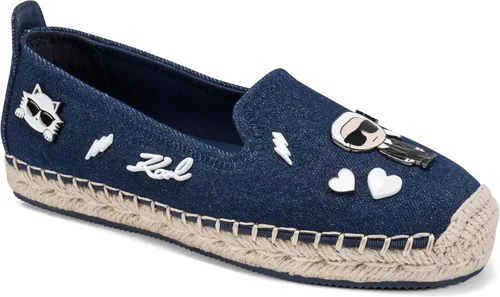 Vista 23 de Karl Lagerfeld Sandalias Michaela sin cordones para mujer Albaricoque