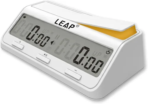 Vista 10 de LEAP 9921 - Reloj de ajedrez con gran pantalla, programa actualizado Byo-yomi, retraso y bonus