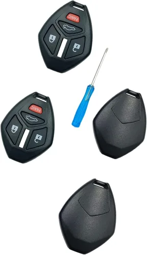 Vista 5 de No requiere corte: funda de repuesto para llavero remoto de entrada sin llave para Mitsubishi Eclipse Endeavor Galant Lancer Outlander