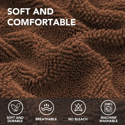 Vista 2 de H.VERSAILTEX Funda Antideslizante para Sofá de Mascotas Protector de Cama de Perro de Chenilla Funda de Sofá Gruesa y Suave Apta para Mascotas