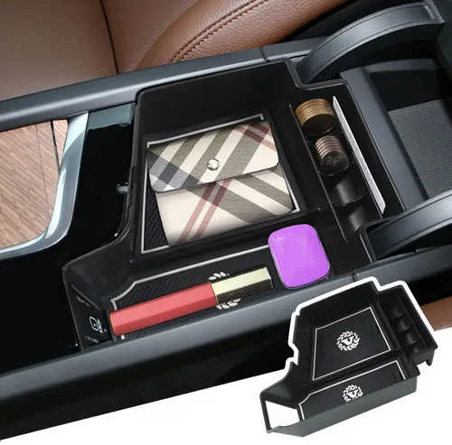 Vista 11 de BIBIBO 2023 2024 XC60 XC90 S90 V90 Organizador de Consola Central para Volvo XC60 V60 S60 S90 V90 XC90 de 2018-2023 2024 Caja de Almacenamiento
