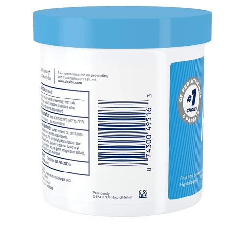 Vista 4 de Desitin Daily Defense - Crema antidermatitis para pañales con óxido de zinc para tratar, aliviar y prevenir la dermatitis del pañal, hipoalergénica