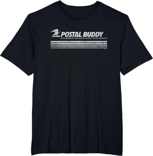 Vista 14 de USPS Vintage Postal Buddy - Camiseta, Negro, S