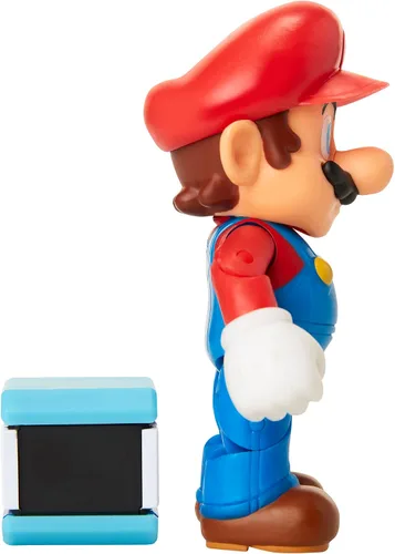 Vista 4 de Super Mario Figura de acción articulada coleccionable de Mario de 4 pulgadas con accesorio de prisionero de guerra