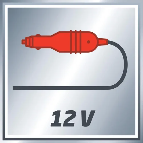 Vista 11 de Einhell Imprimir 18 Bar CC AC 12 V Compresor para Coche DC 12 V Rojo