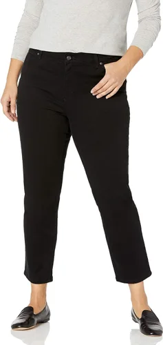 Vista 51 de Gloria Vanderbilt - Pantalones de mezclilla Amanda clásicos de tiro alto y pierna cónica petite para mujer Begonia Bloom