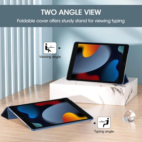 Vista 4 de ProCase Funda inteligente con protector de pantalla para iPad 10.2