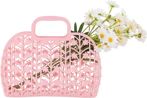 Vista 2 de Girls Jelly Purse, Womens Plastic Tote Bag, Jelly Bag Purse For Little Girls