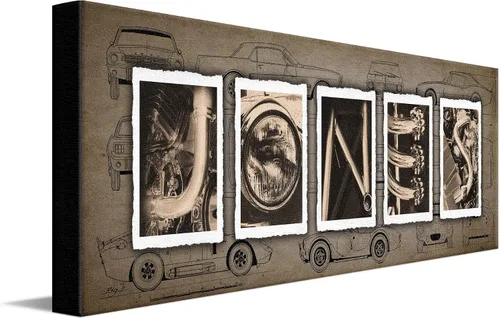 Vista 36 de Personal-Prints Decoración personalizada de automóviles o regalo para el mecánico, entusiasta de los automóviles clásicos o los automóviles. Regalo