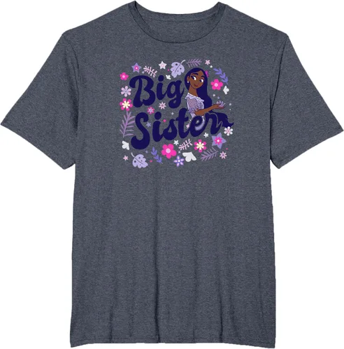 Vista 70 de Disney Encanto Isabela Madrigal Big Sister - Camiseta floral, gris, S Asfalto