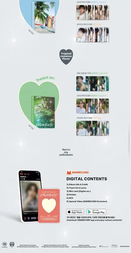 Vista 3 de THE BOYZ PHANTASY Part.1 Christmas in August 2nd Album Plataforma Versión Case+Mini tarjeta QR+Tarjeta fotográfica selfie+Tarjeta fotográfica