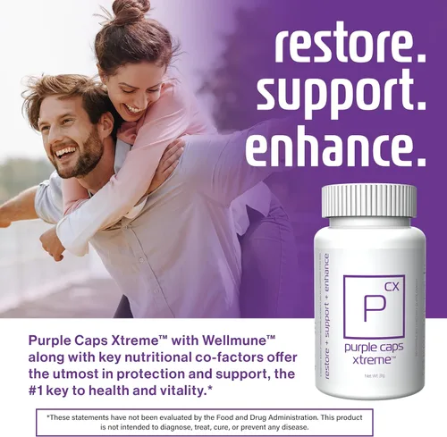 Vista 6 de bHIP Global Purple Caps Xtreme - Vitaminas y Minerales - 60 Cápsulas